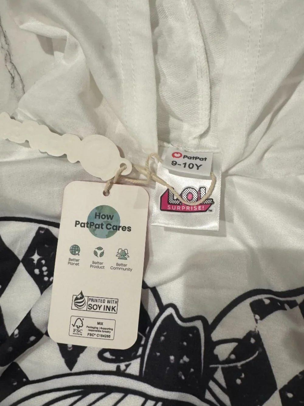 Girls LOL Hoodie and shirt set Size 9/10